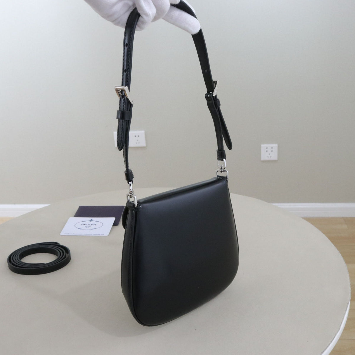 Prada - Cleo mini - Leather - Black - (mini)