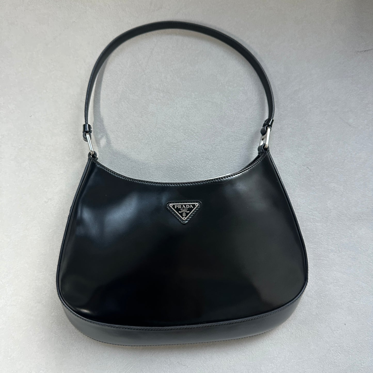 Prada - Cleo - Patent leather - Black - (small)