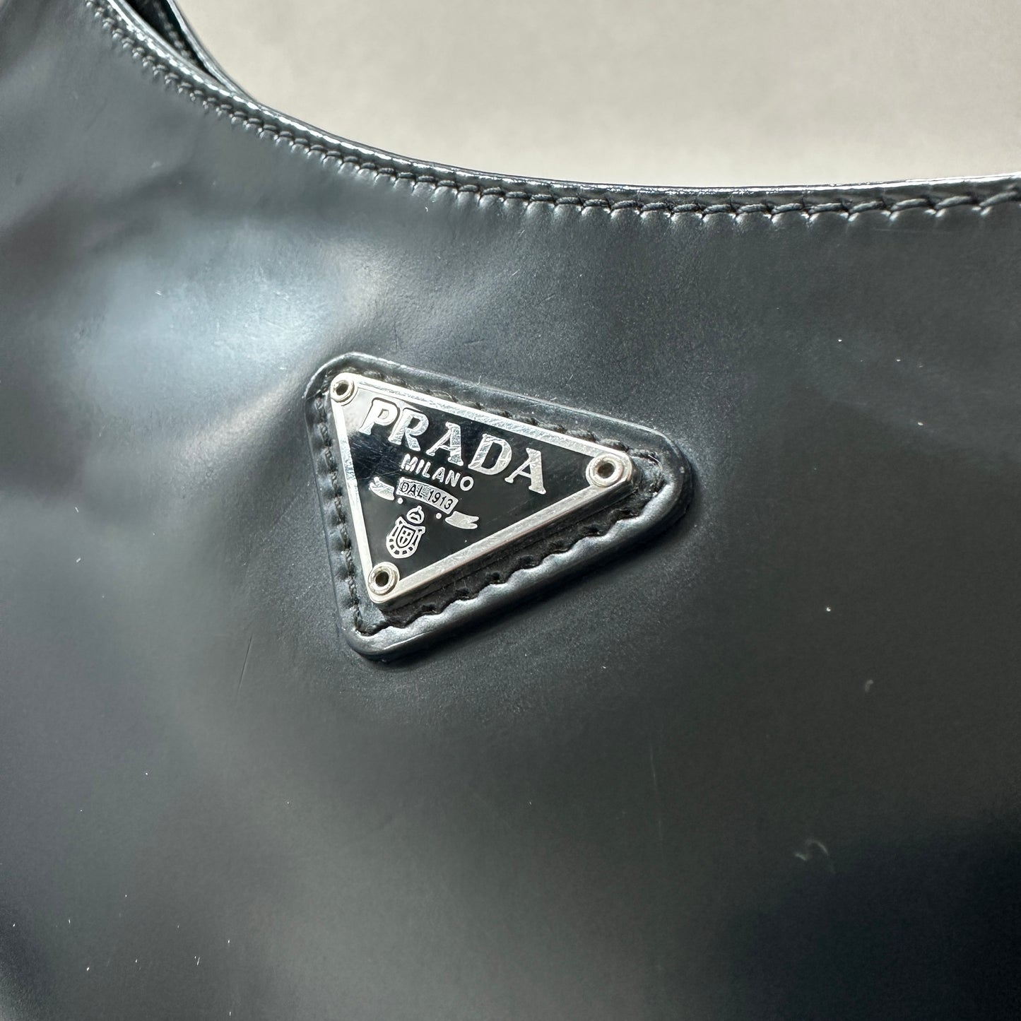 Prada - Cleo - Patent leather - Black - (small)