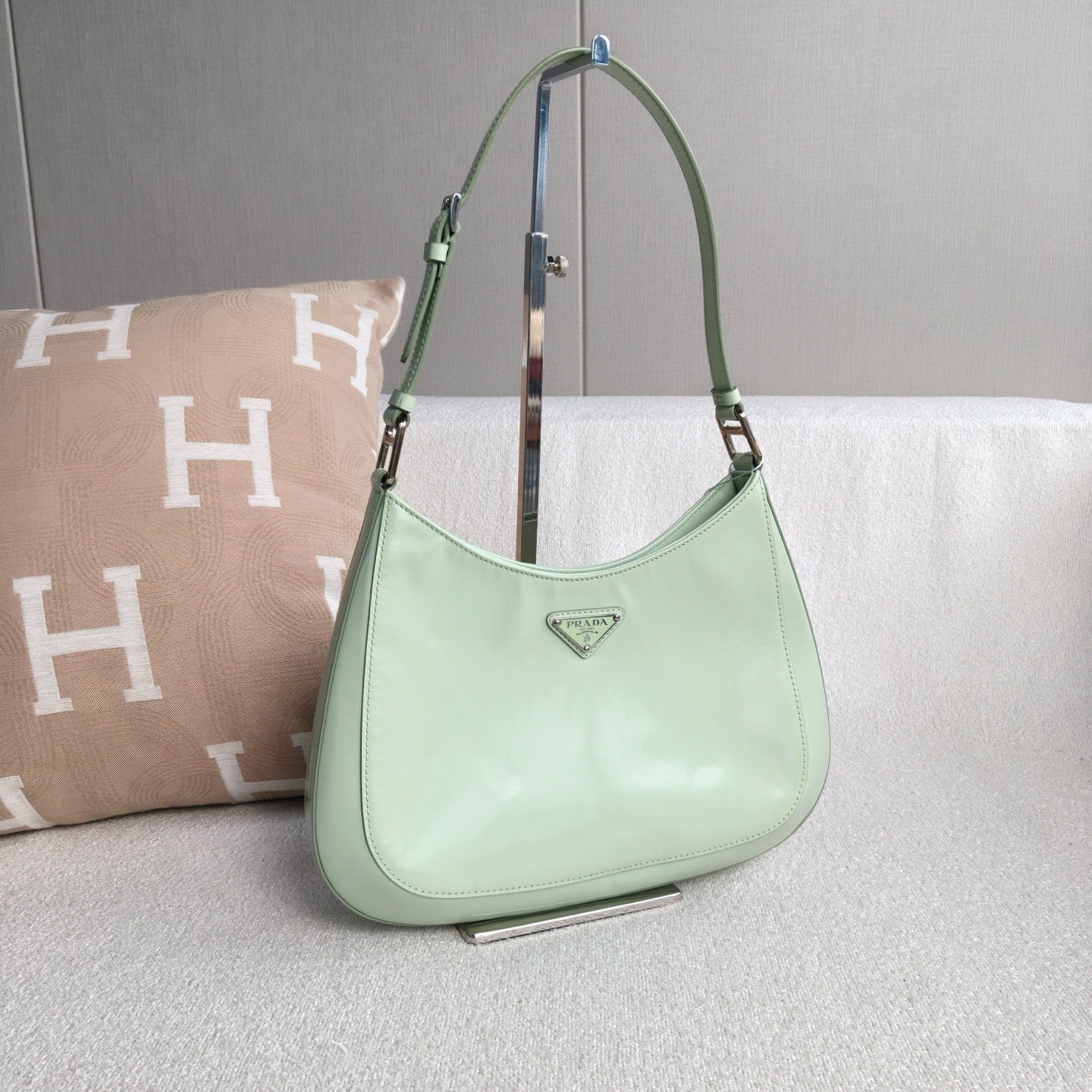 Prada - Cleo - Patent leather - Green - (small)