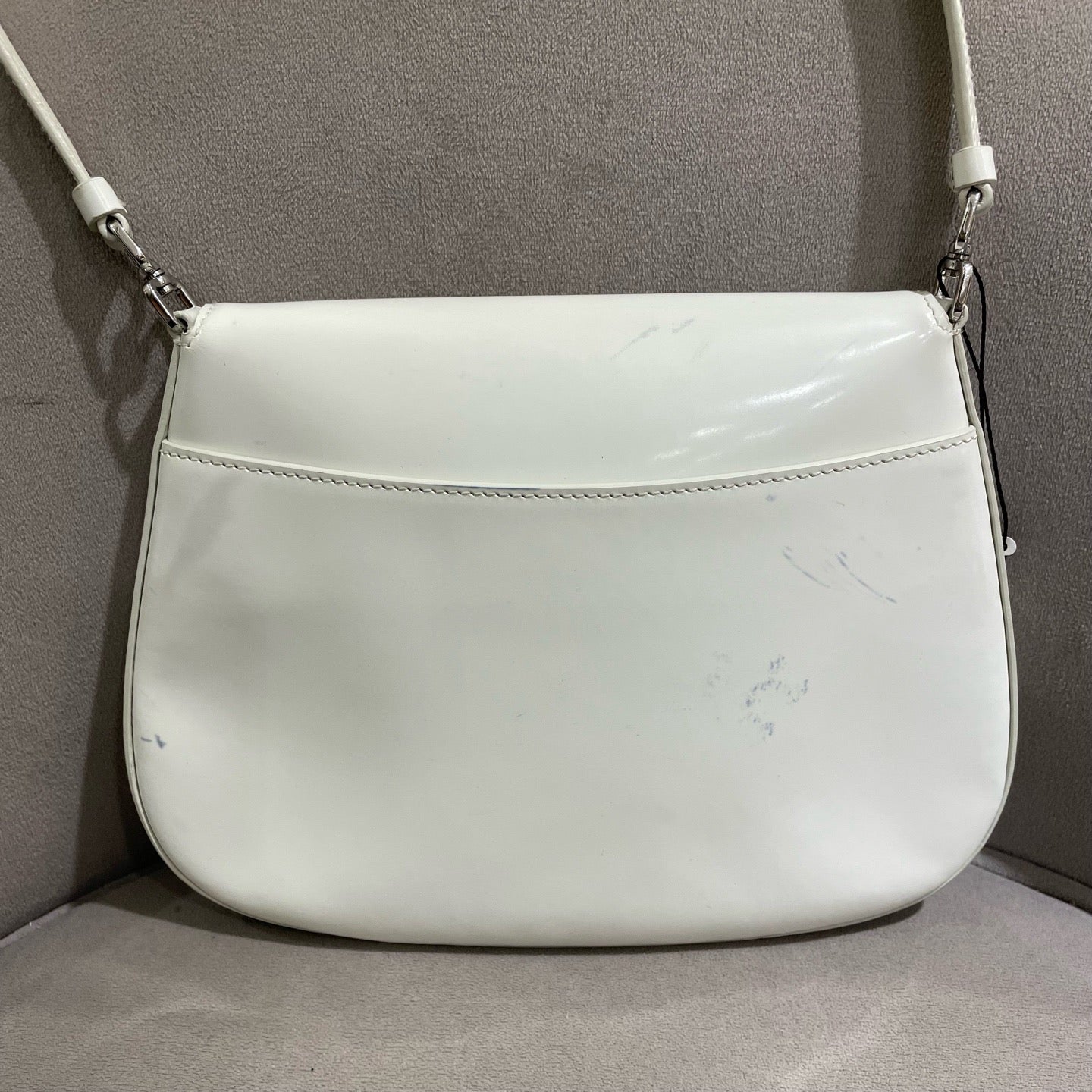 Prada - Cleo - Patent leather - White - (Mini)