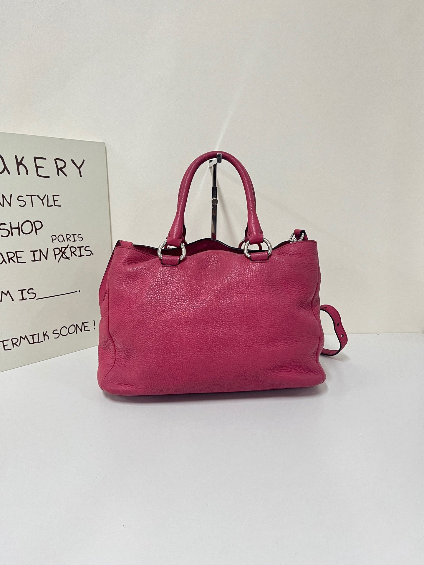 Prada - Deerskin Tote - Leather - Pink - (Medium)
