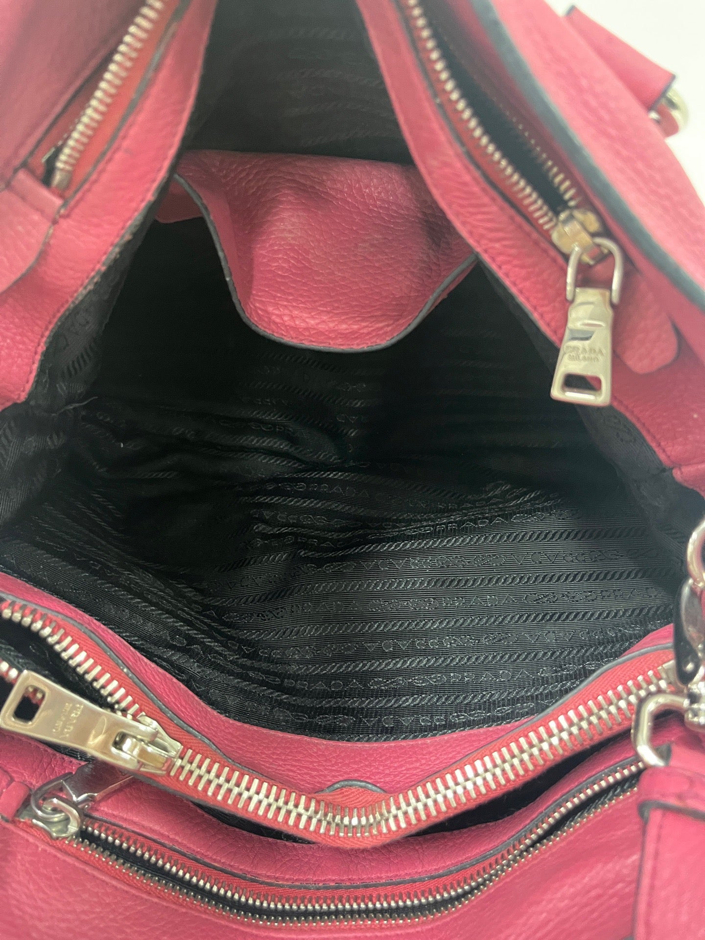 Prada - Deerskin Tote - Leather - Pink - (Medium)