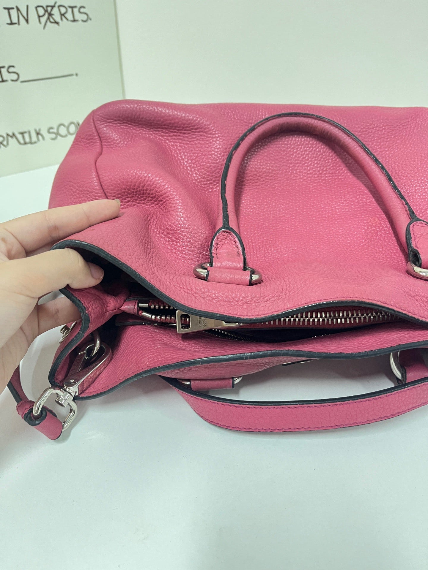 Prada - Deerskin Tote - Leather - Pink - (Medium)