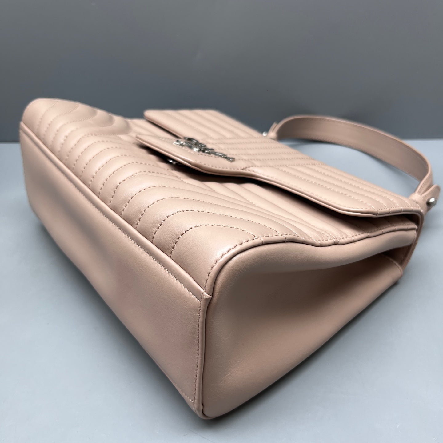Prada - Diagramme - Leather - Beige - (small)