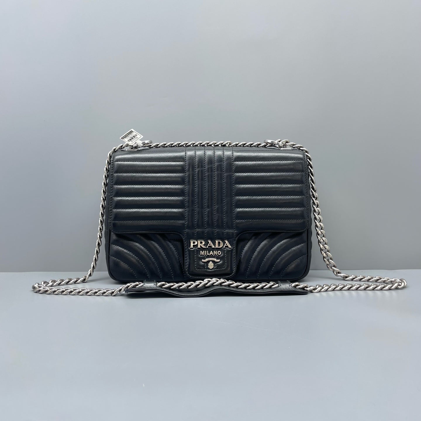 Prada - Diagramme - Leather - Black - (medium)