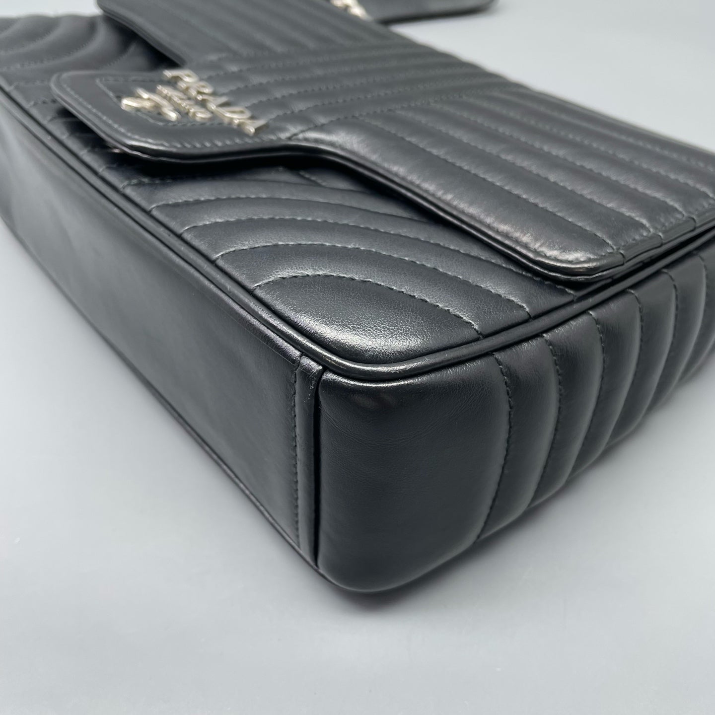 Prada - Diagramme - Leather - Black - (medium)