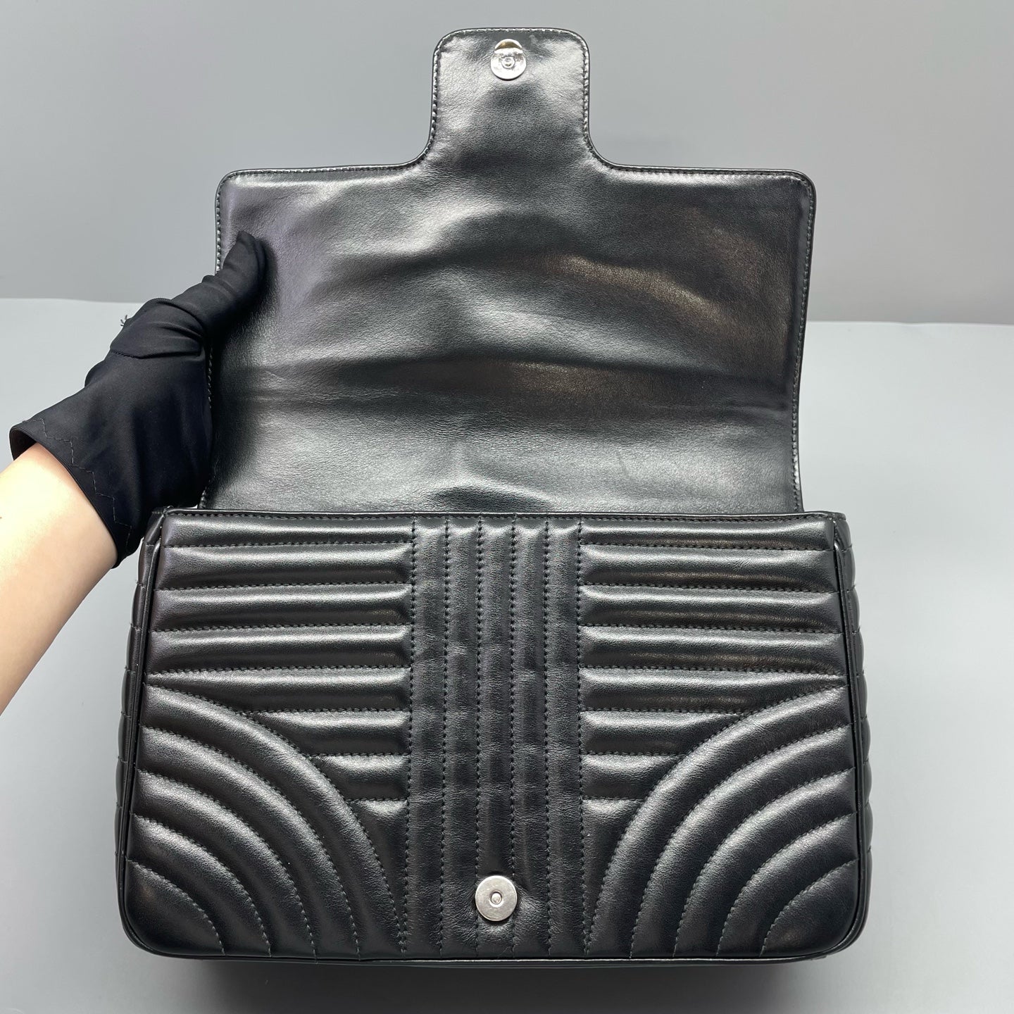 Prada - Diagramme - Leather - Black - (medium)