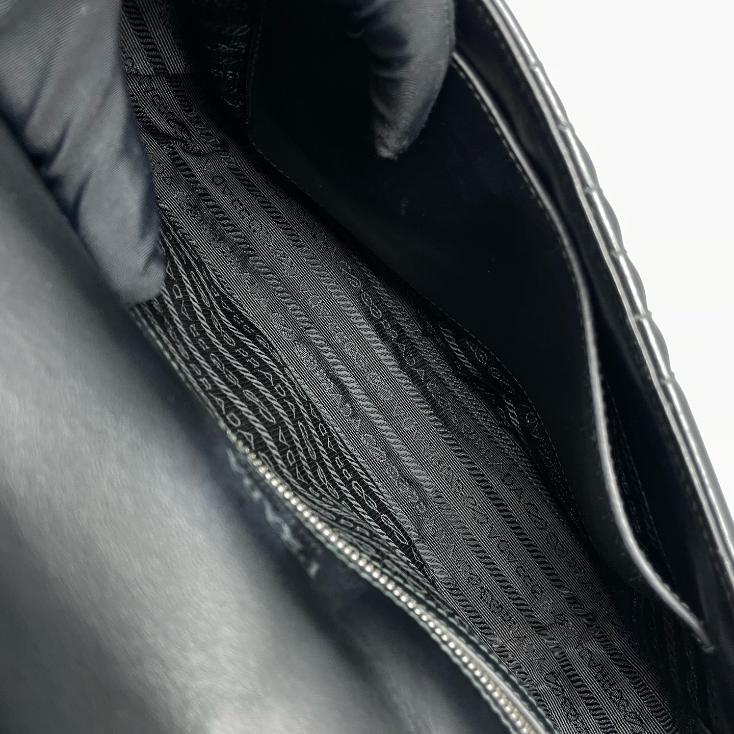 Prada - Diagramme - Leather - Black - (medium)