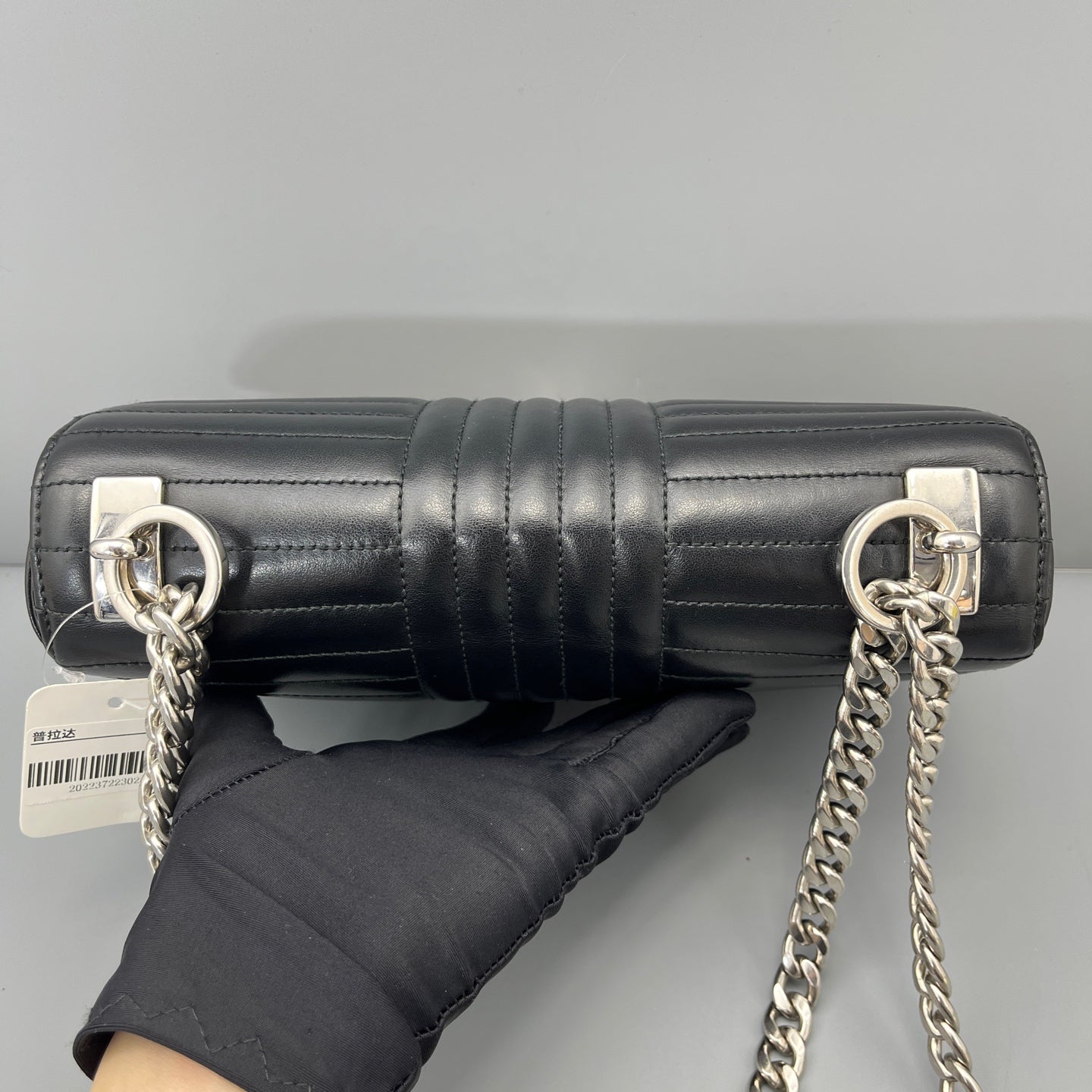 Prada - Diagramme - Leather - Black - (mini)