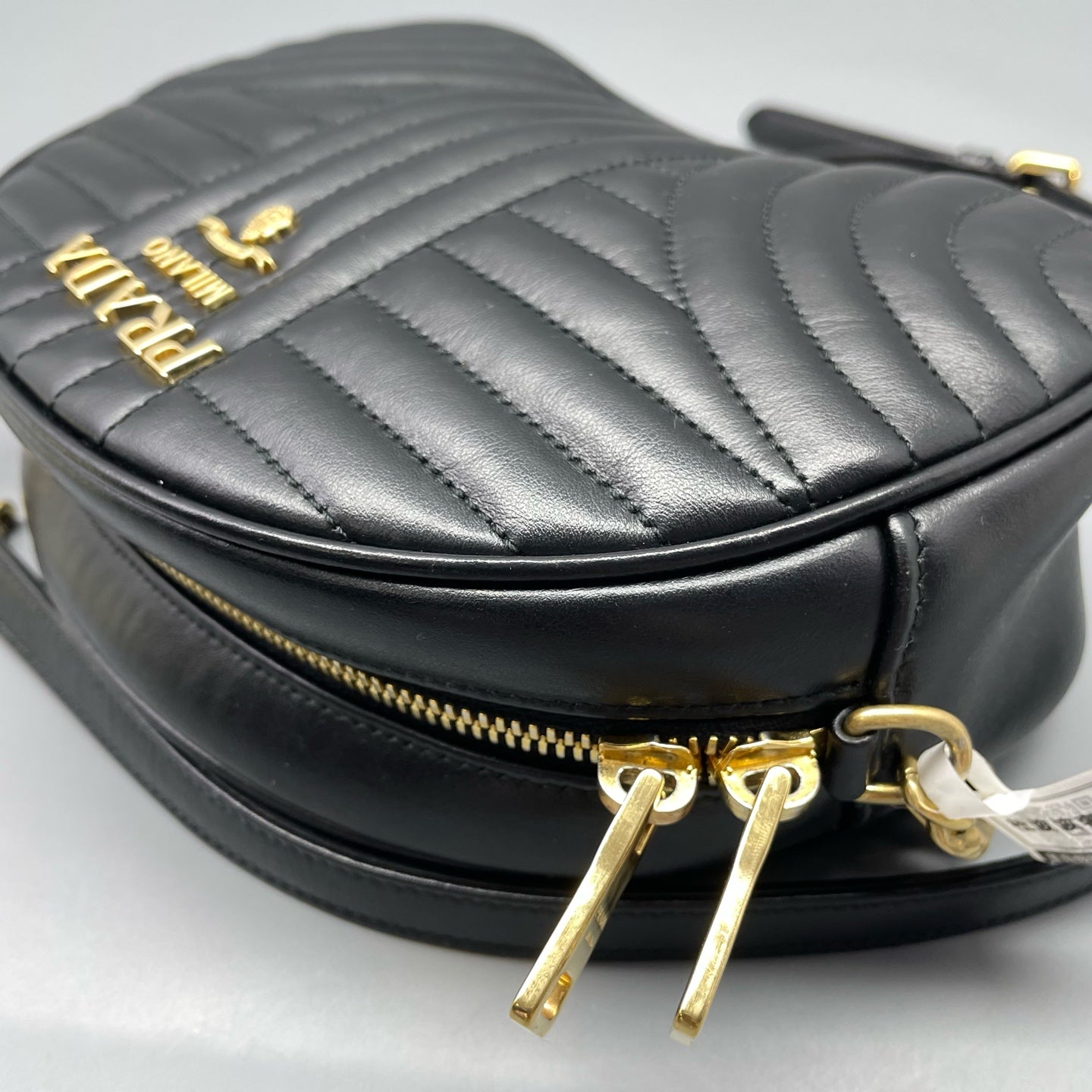 Prada - Diagramme - Leather - Black - (mini)