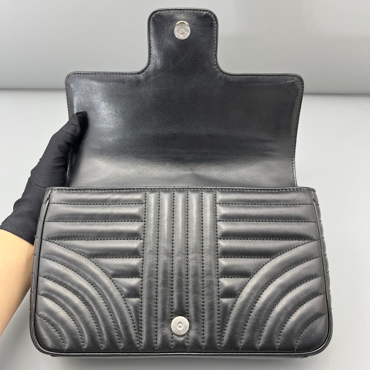 Prada - Diagramme - Leather - Black - (mini)