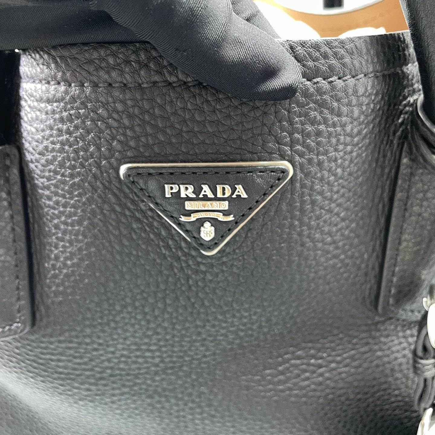 Prada - Double Bag - Leather - Black - (large)