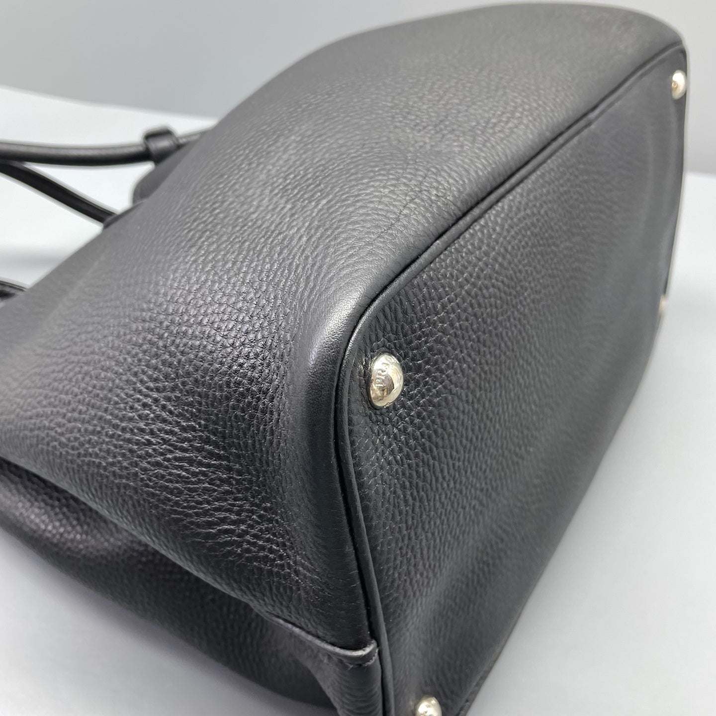 Prada - Double Bag - Leather - Black - (large)