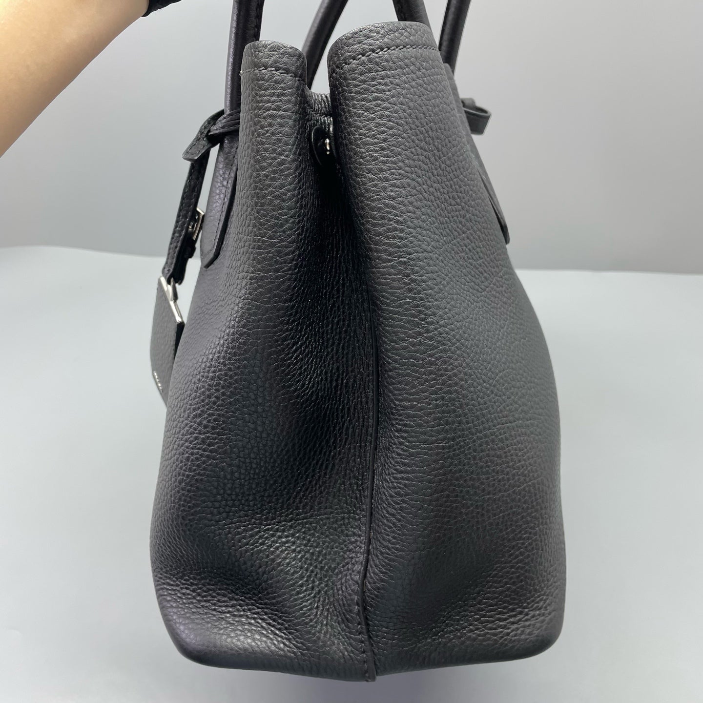 Prada - Double Bag - Leather - Black - (large)