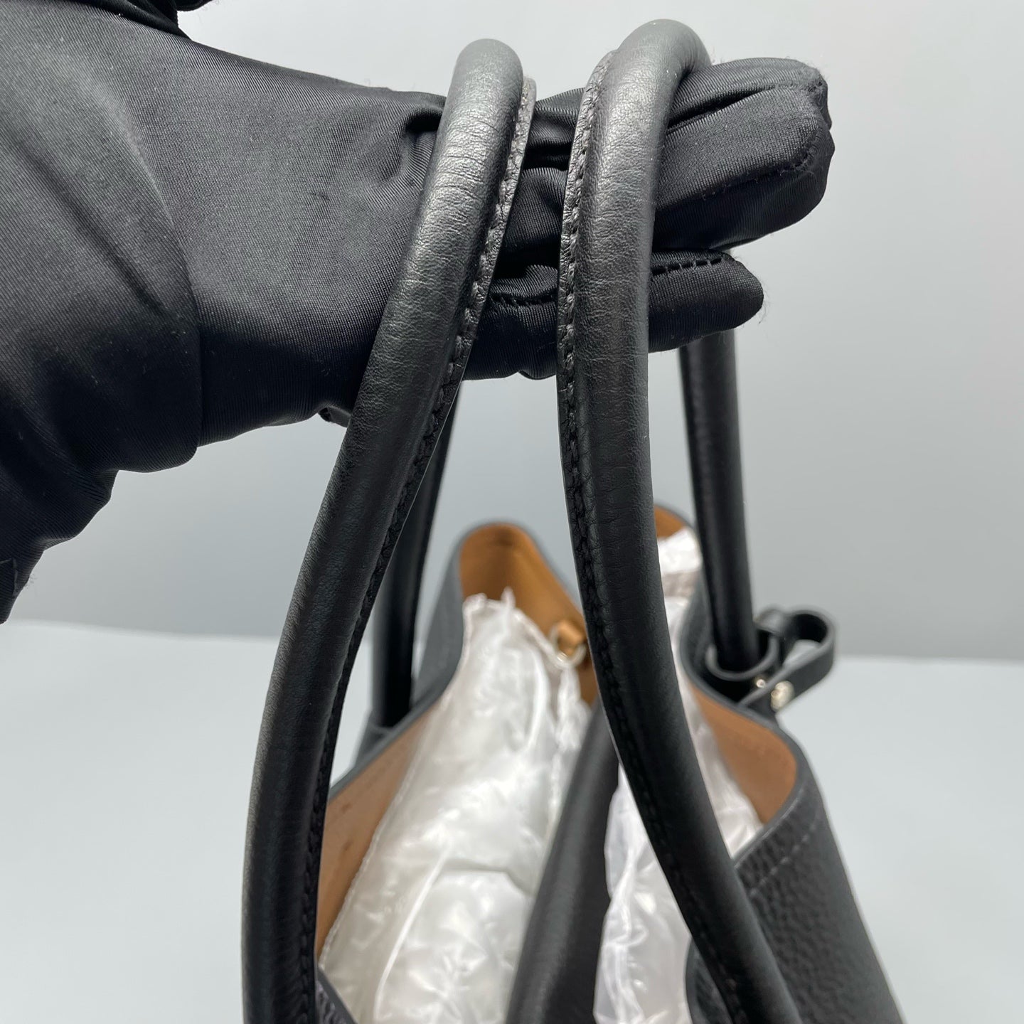 Prada - Double Bag - Leather - Black - (large)