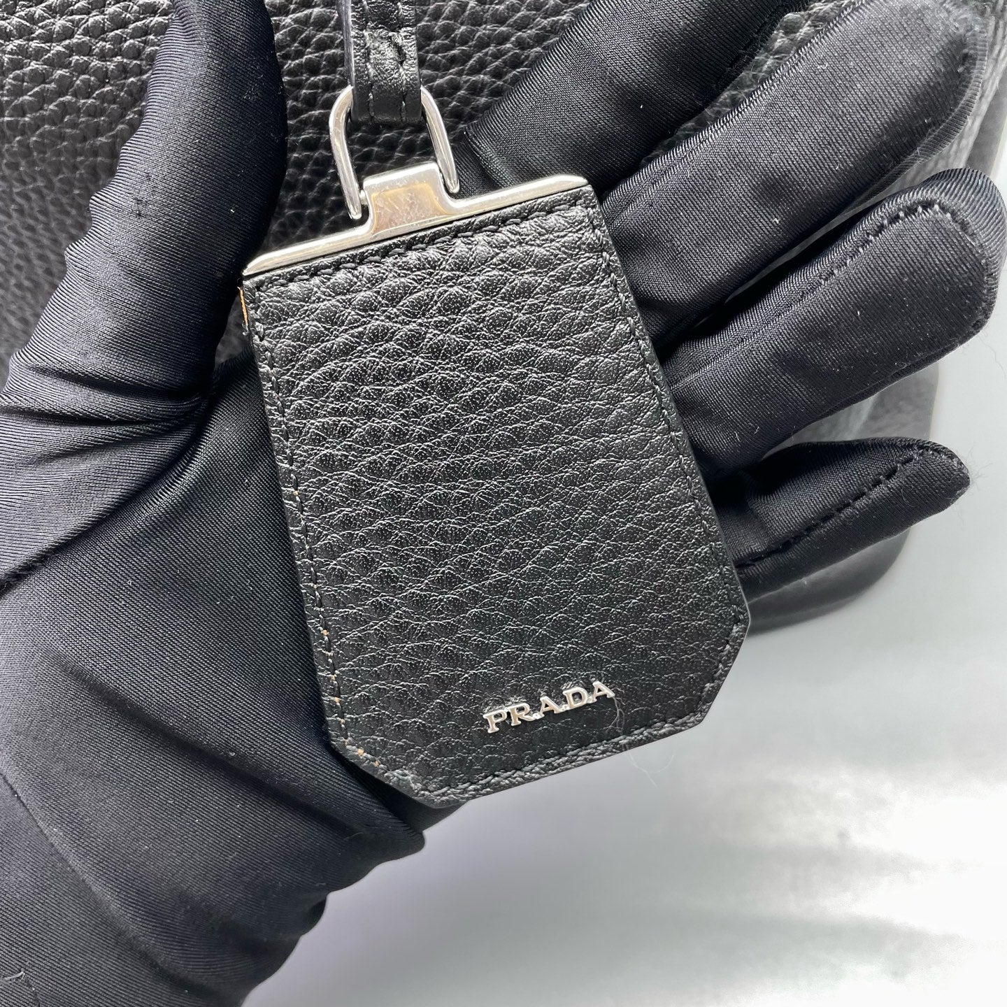 Prada - Double Bag - Leather - Black - (large)