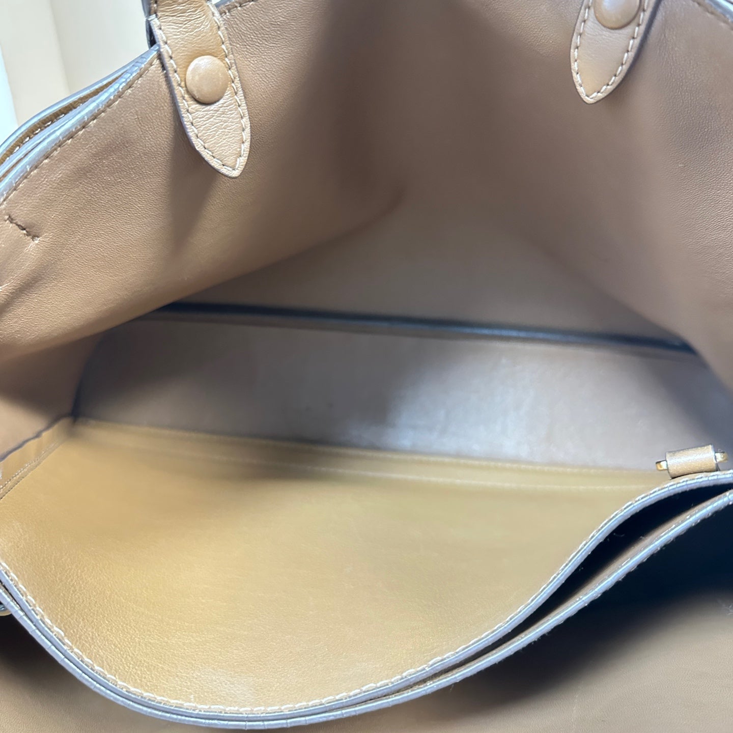 Prada - Double Bag - Leather - Brown - (Large)