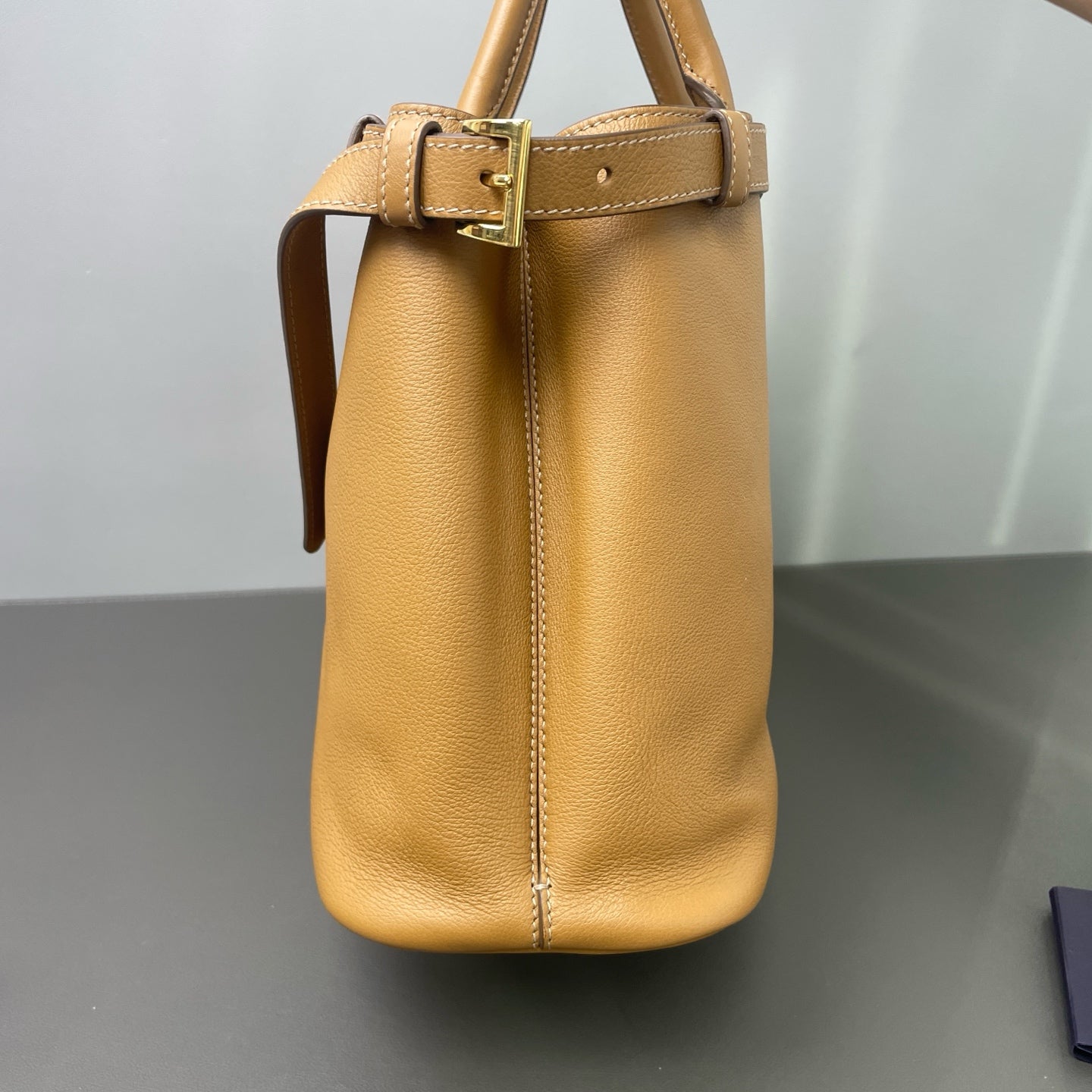 Prada - Double Bag - Leather - Camel - (medium)