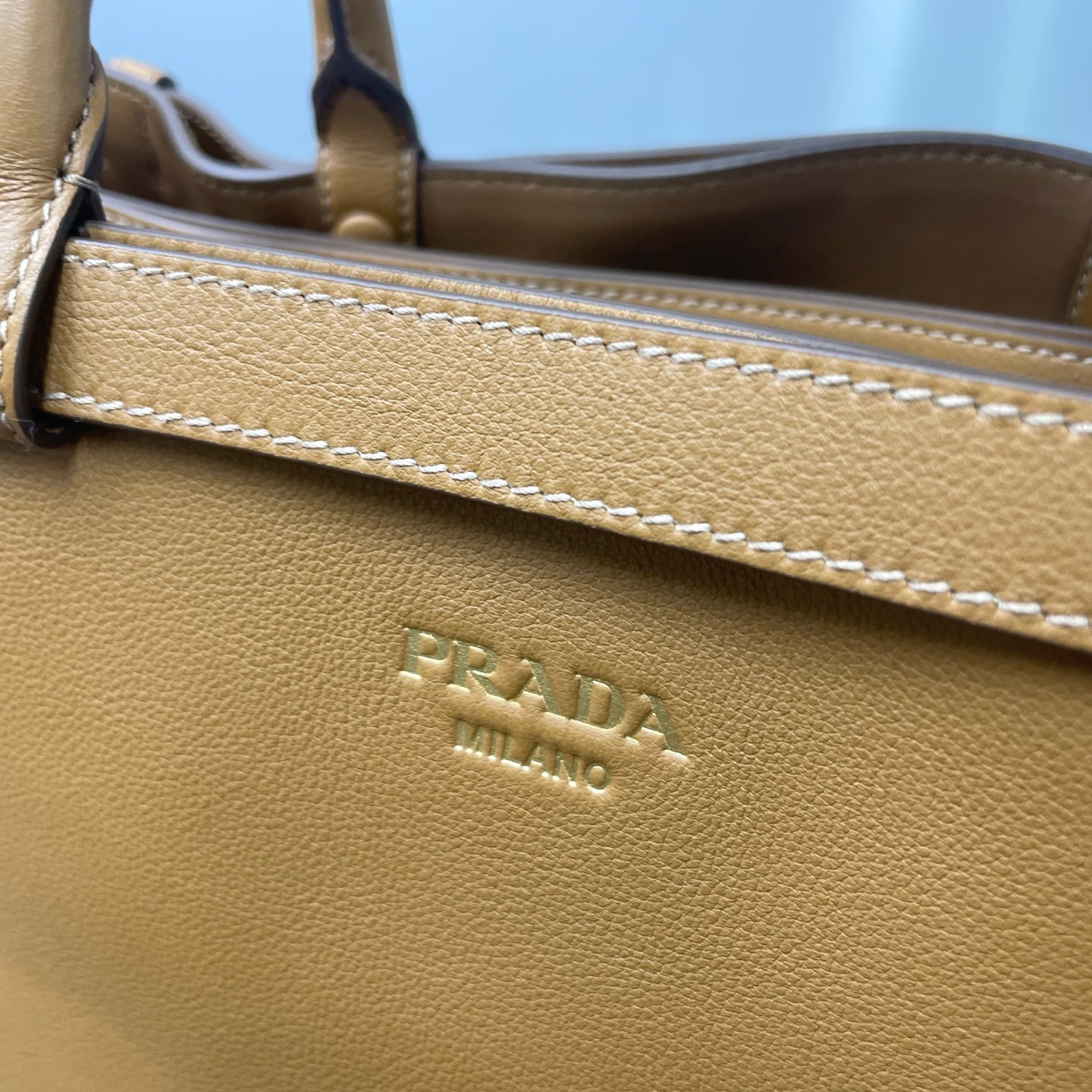 Prada - Double Bag - Leather - Camel - (medium)