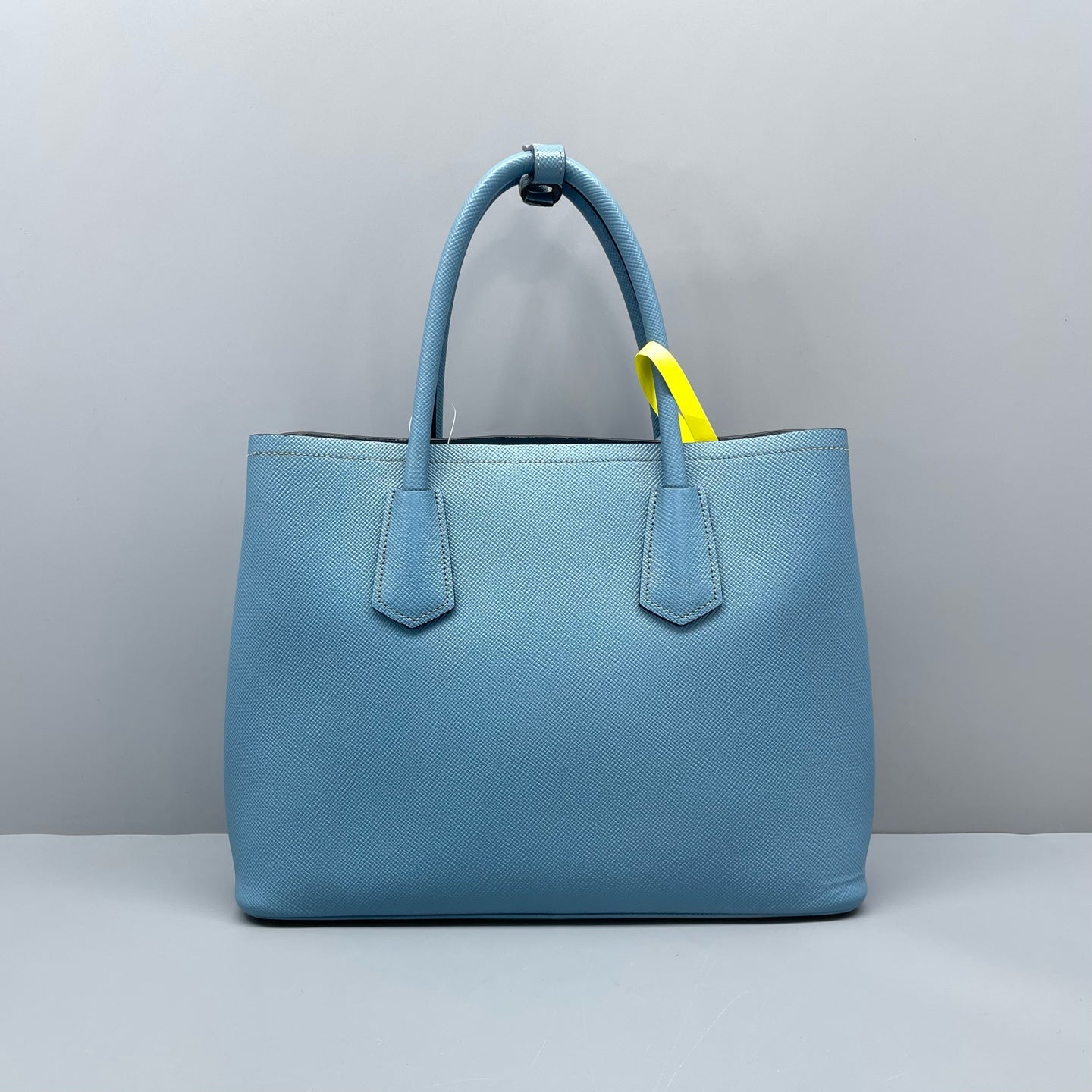 Prada - Double - Leather - Blue - (medium)