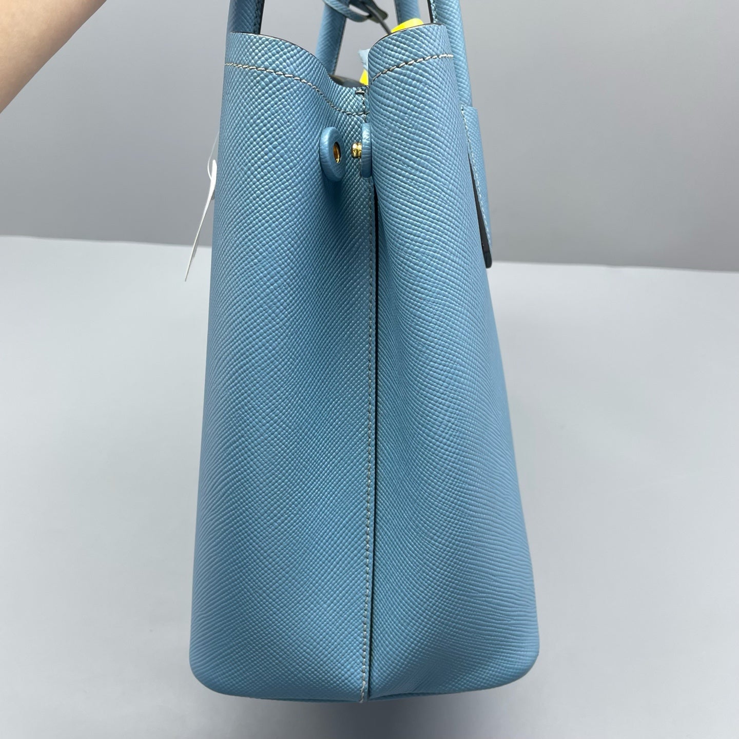 Prada - Double - Leather - Blue - (medium)