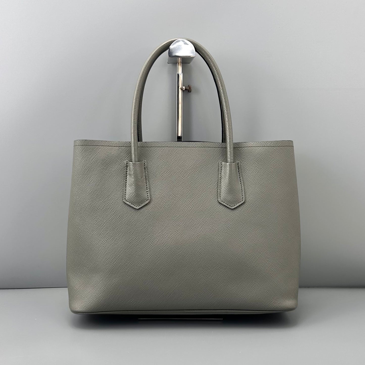 Prada - Double - Leather - Grey - (Medium)