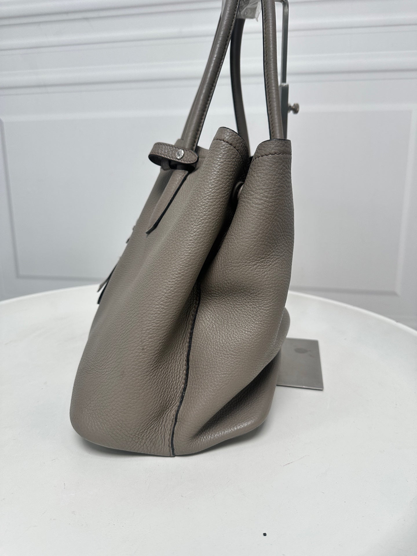 Prada - Double - Leather - Grey - (medium)
