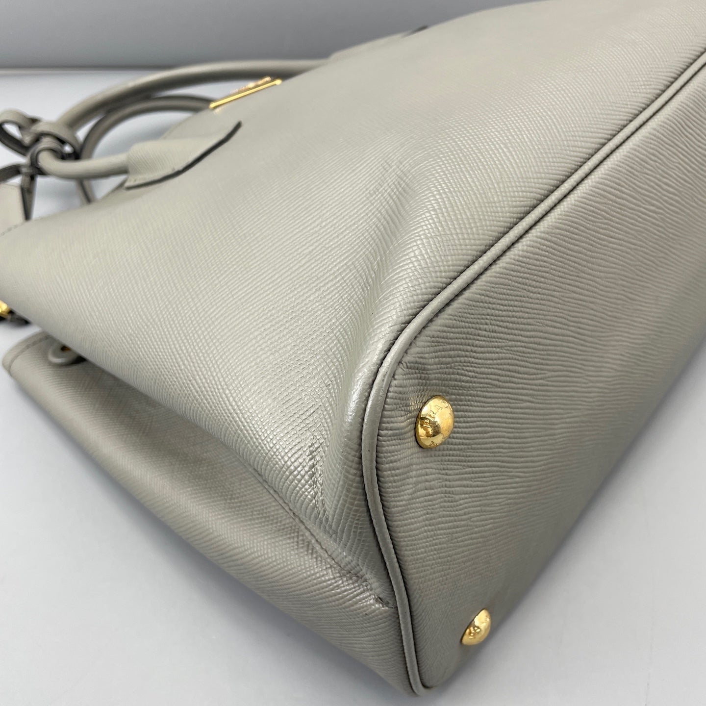 Prada - Double - Leather - Grey - (Medium)