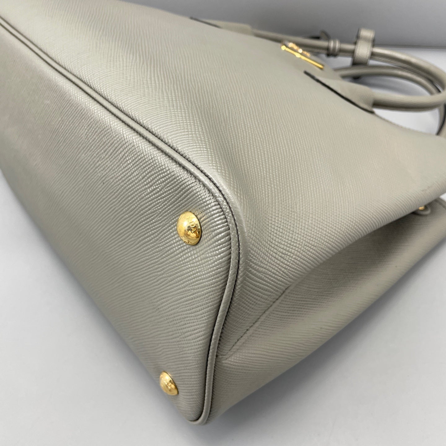 Prada - Double - Leather - Grey - (Medium)