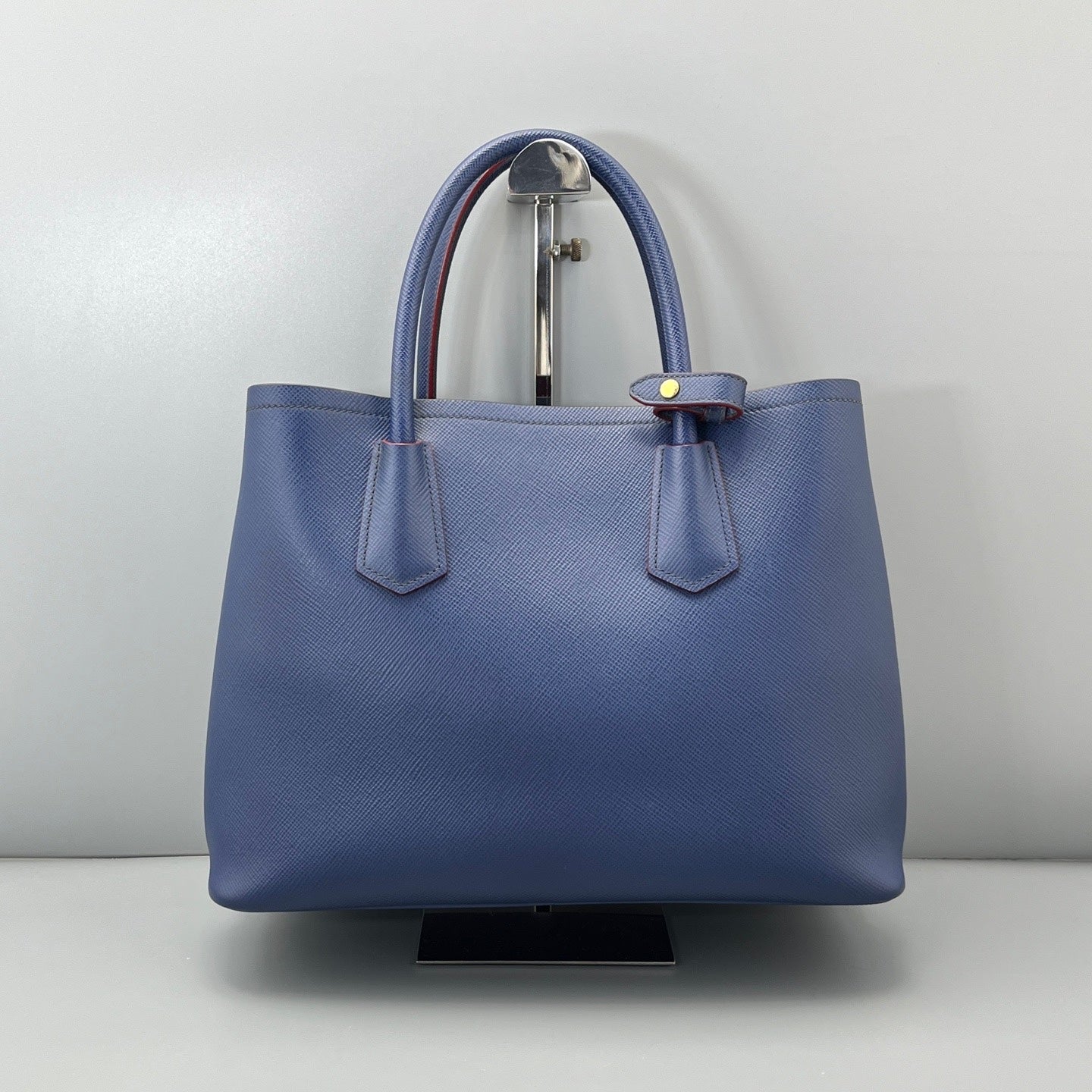 Prada - Double - Leather - Navy - (medium)
