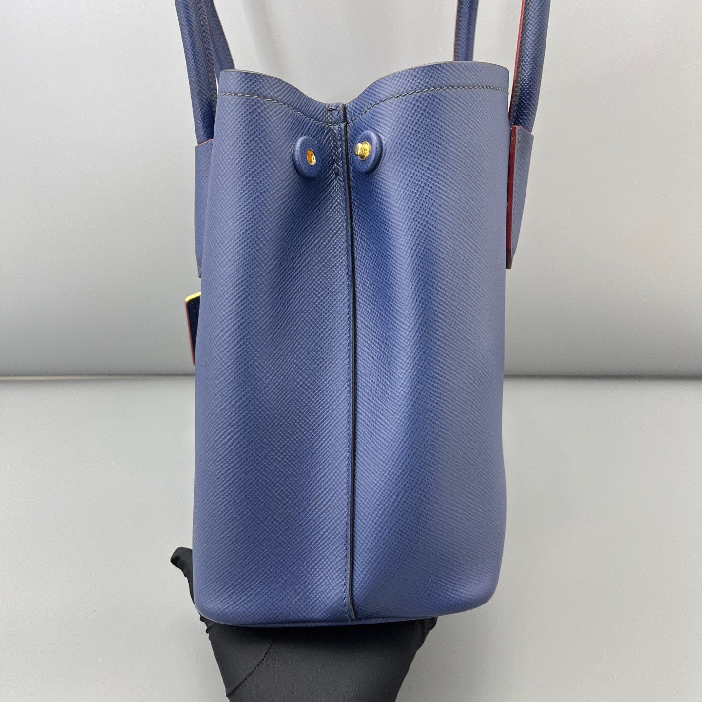 Prada - Double - Leather - Navy - (medium)