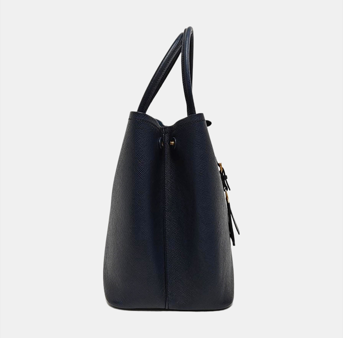 Prada - Double - Leather - Navy - (medium)