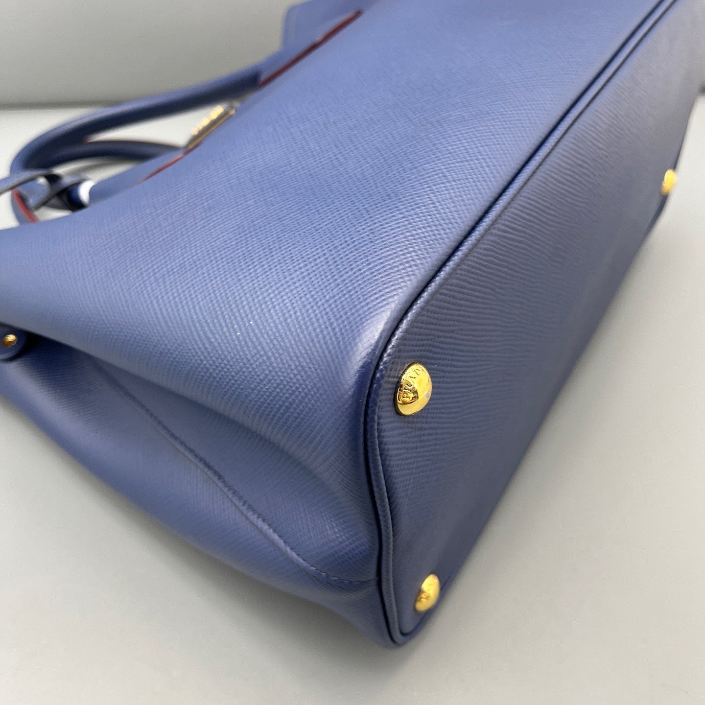 Prada - Double - Leather - Navy - (medium)