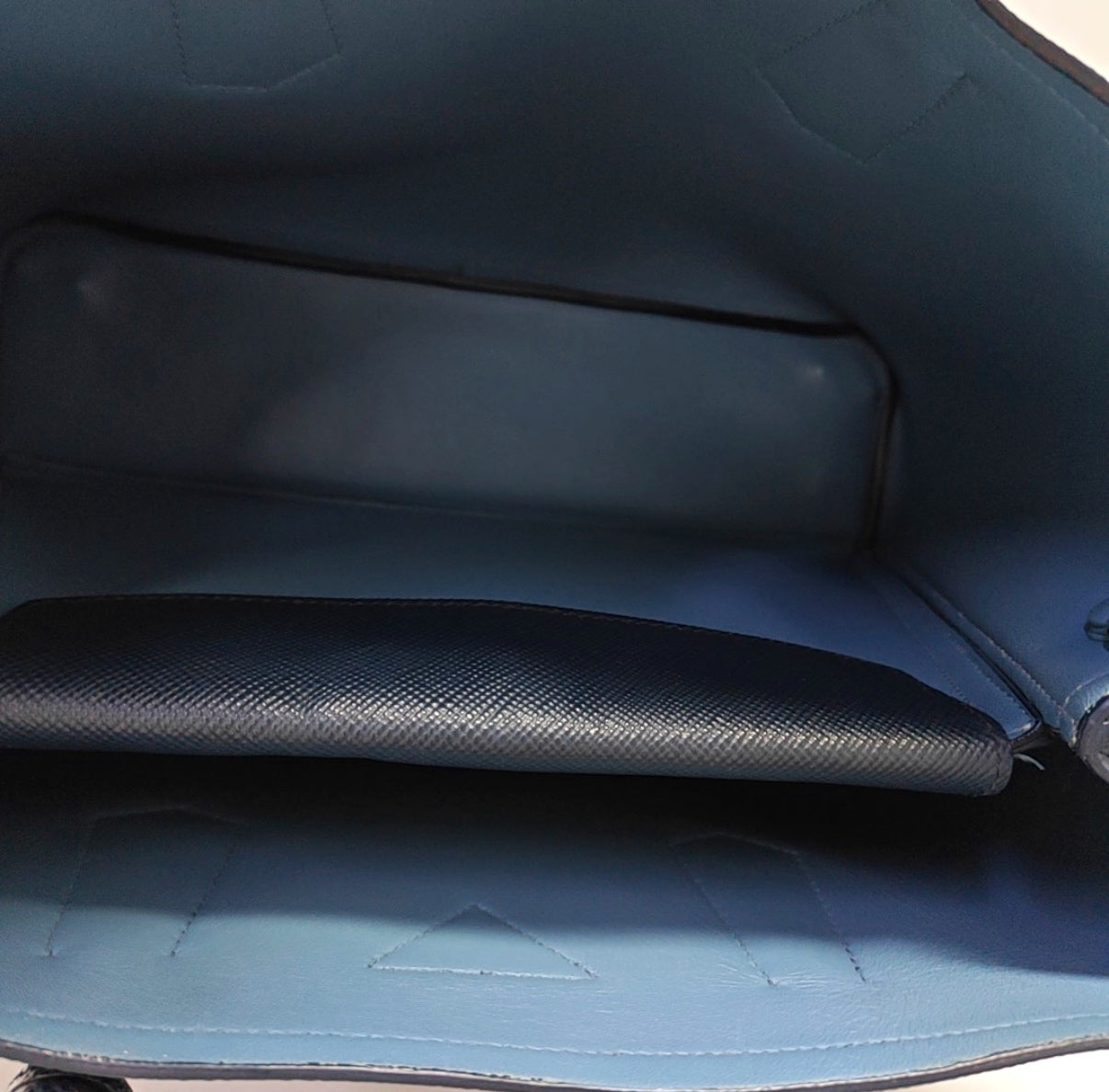 Prada - Double - Leather - Navy - (medium)