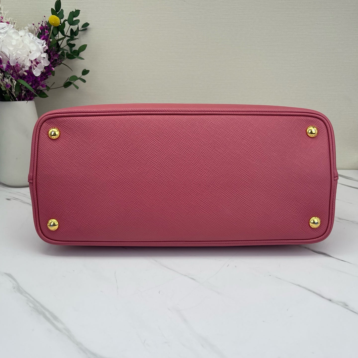 Prada - Double - Leather - Pink - (medium)