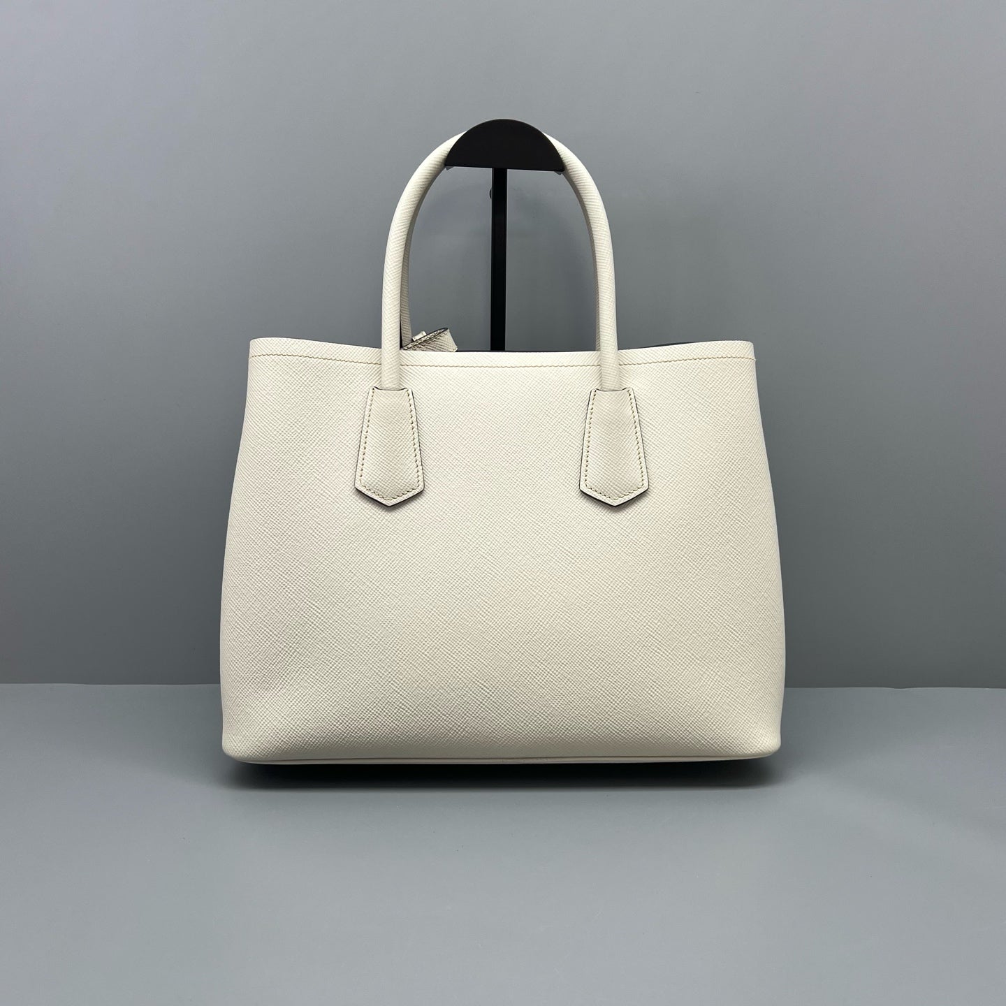 Prada - Double - Leather - White - (medium)