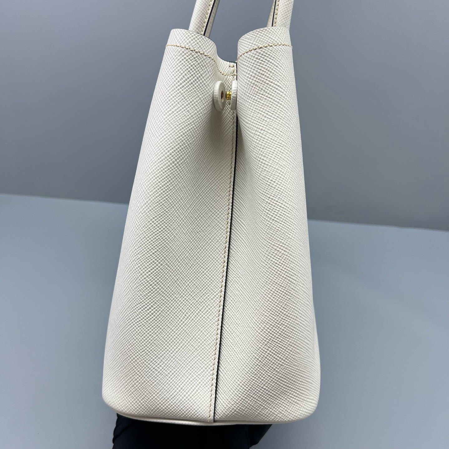 Prada - Double - Leather - White - (medium)