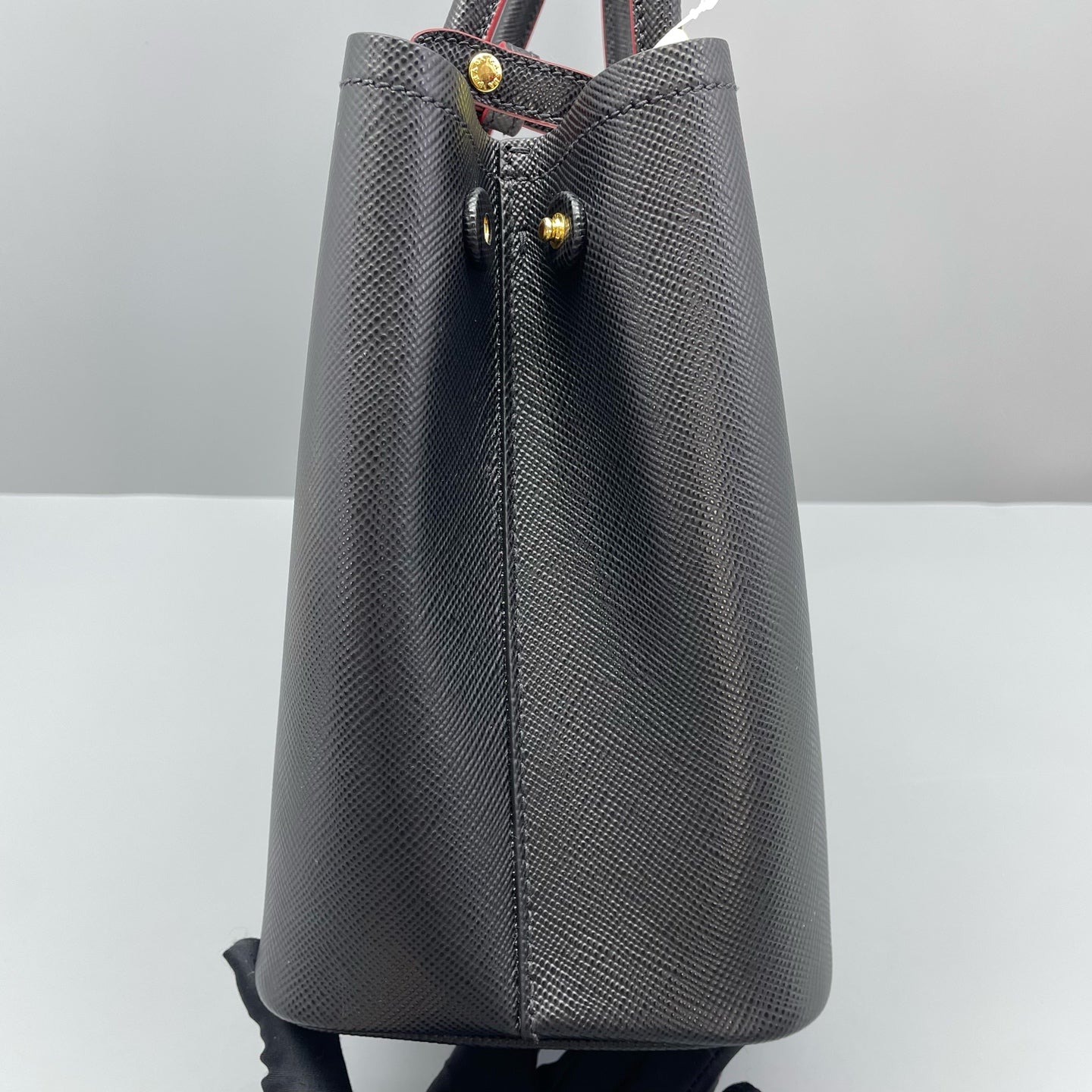 Prada - Double Tote Bag - Saffiano leather - Black - (Medium)