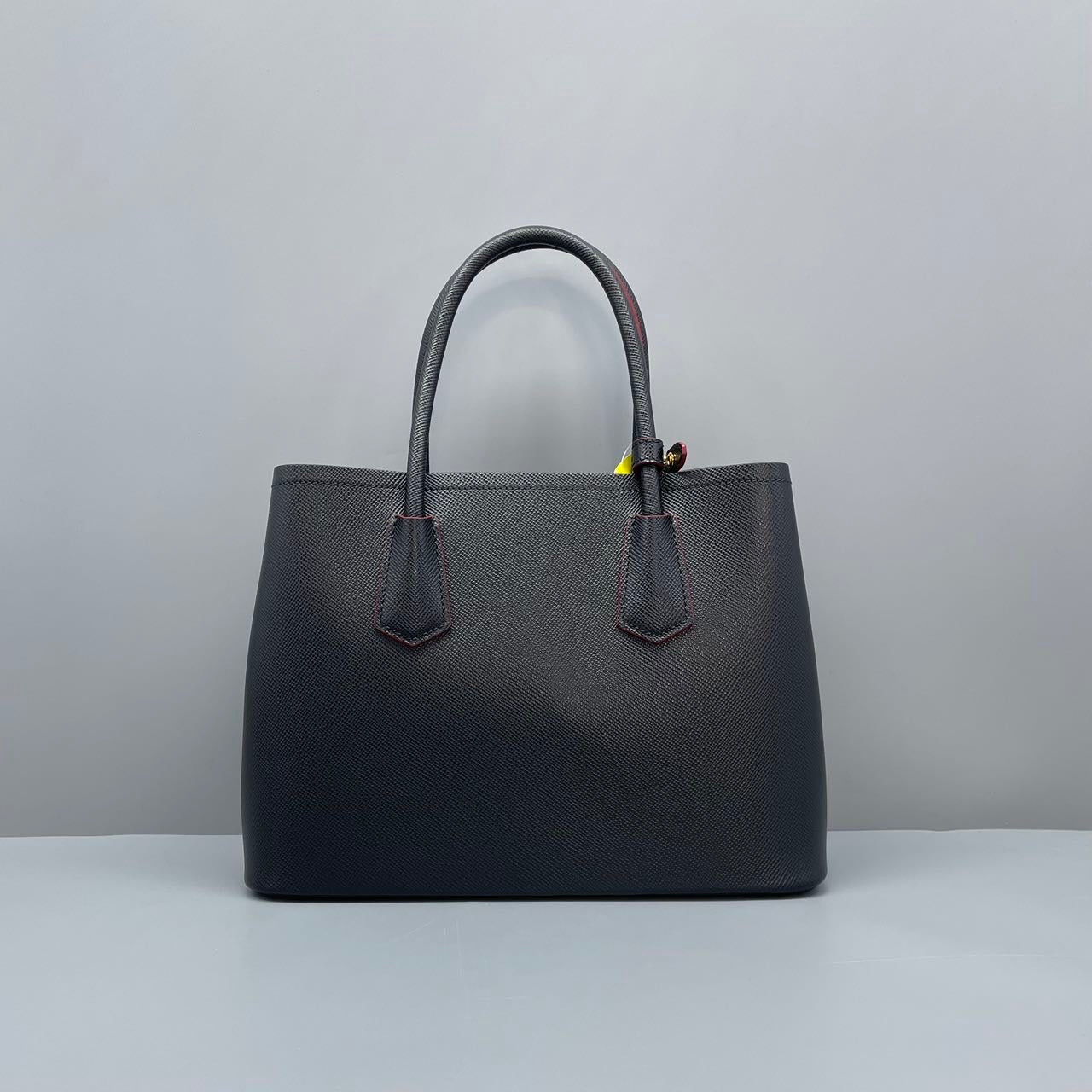 Prada - Double Tote Bag - Saffiano leather - Black - (Medium)