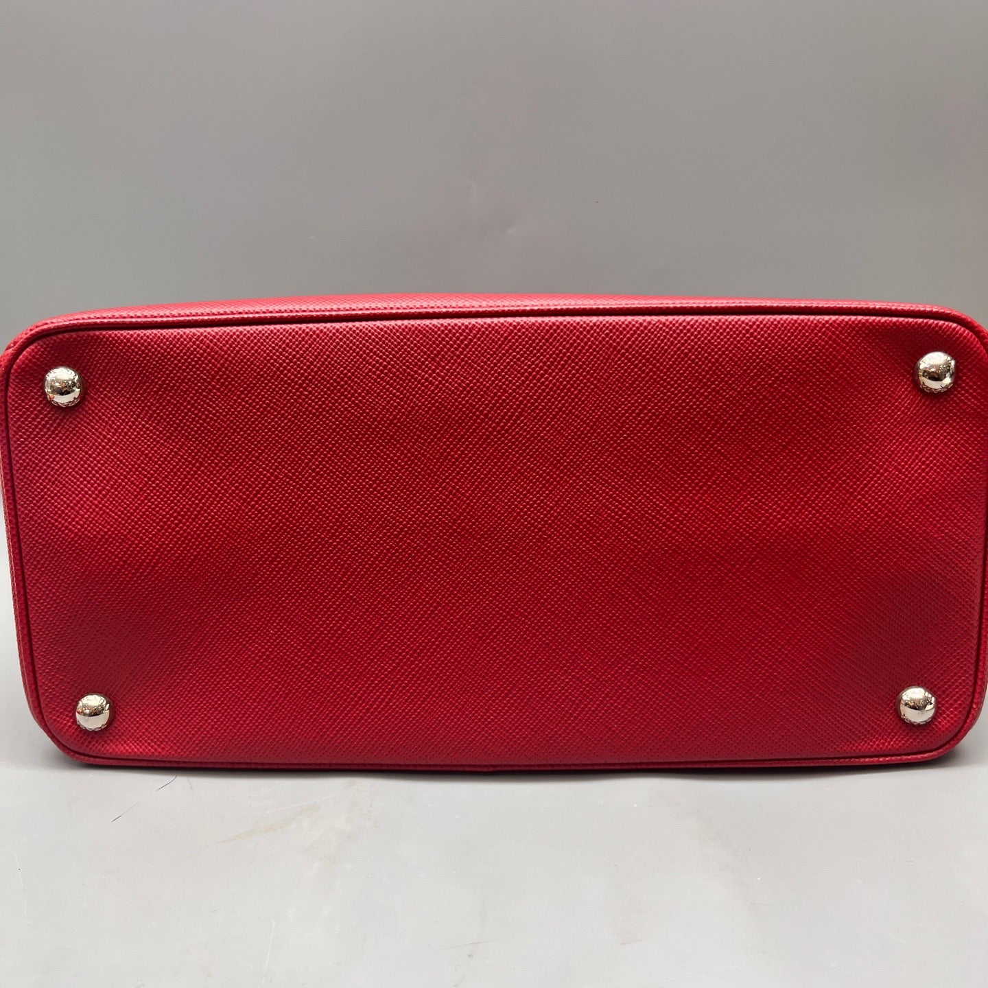 Prada - Double Tote Bag - Saffiano leather - Red - (medium)