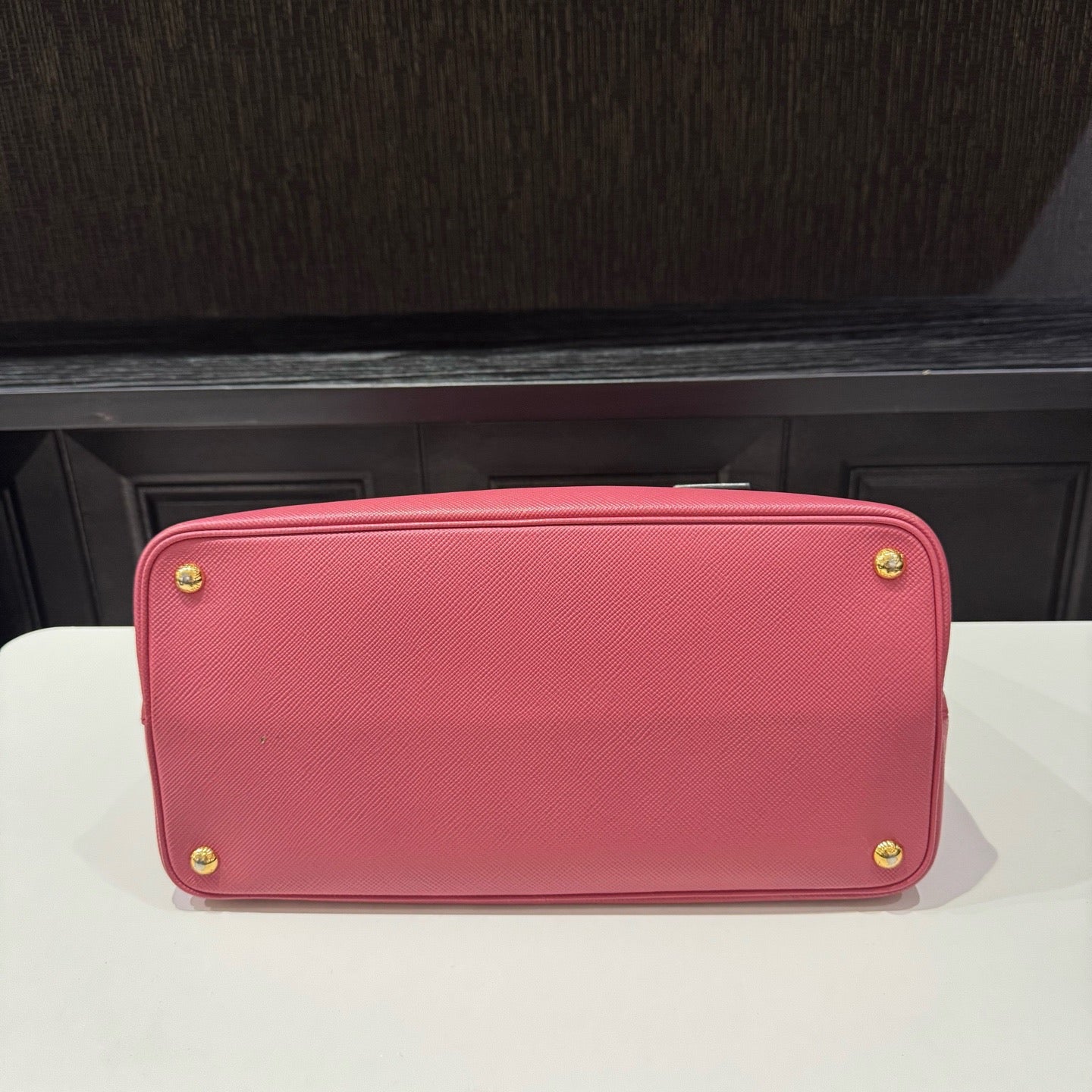 Prada - Double Tote - Leather - Pink - (35cm)