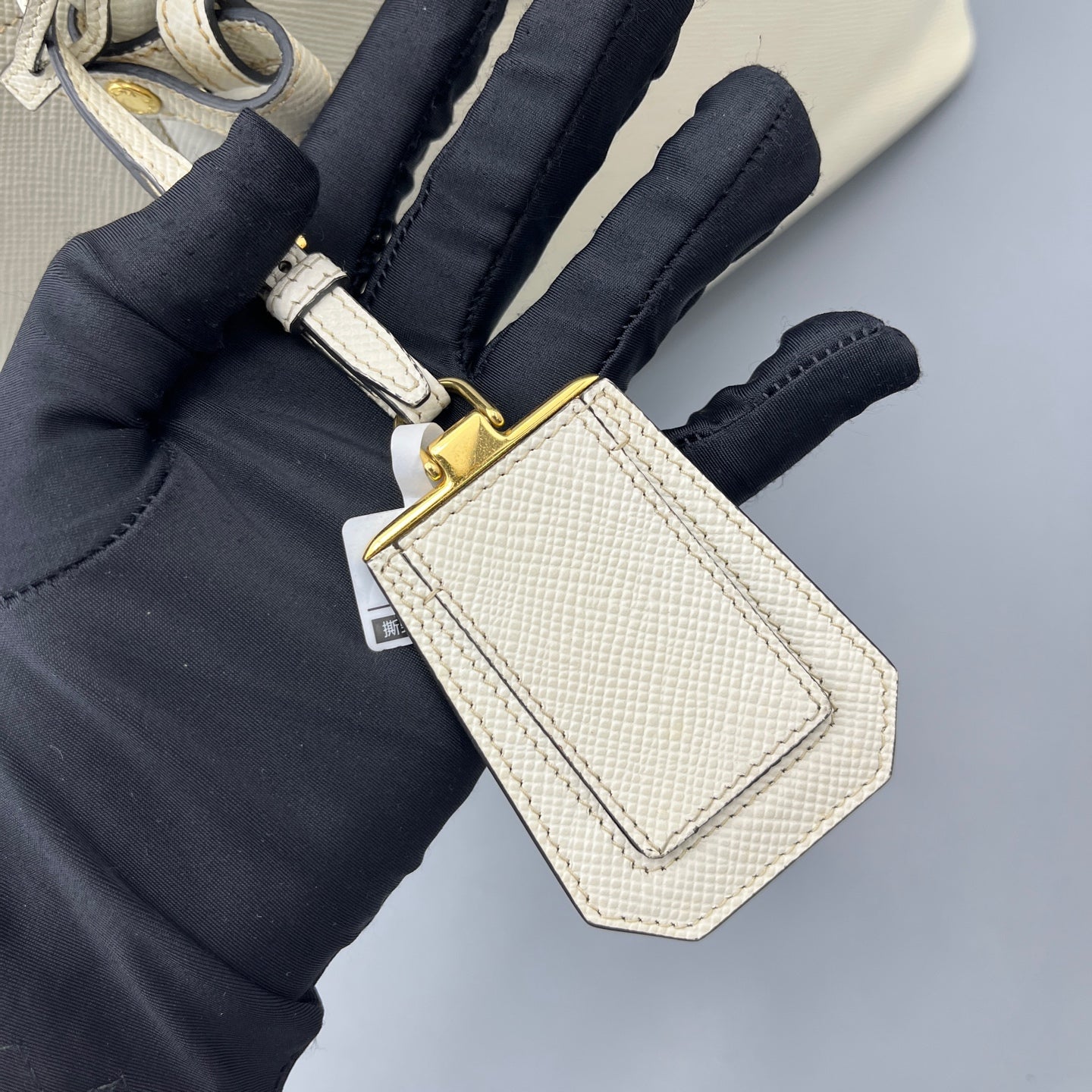 Prada - Double Tote - Leather - White - (medium)