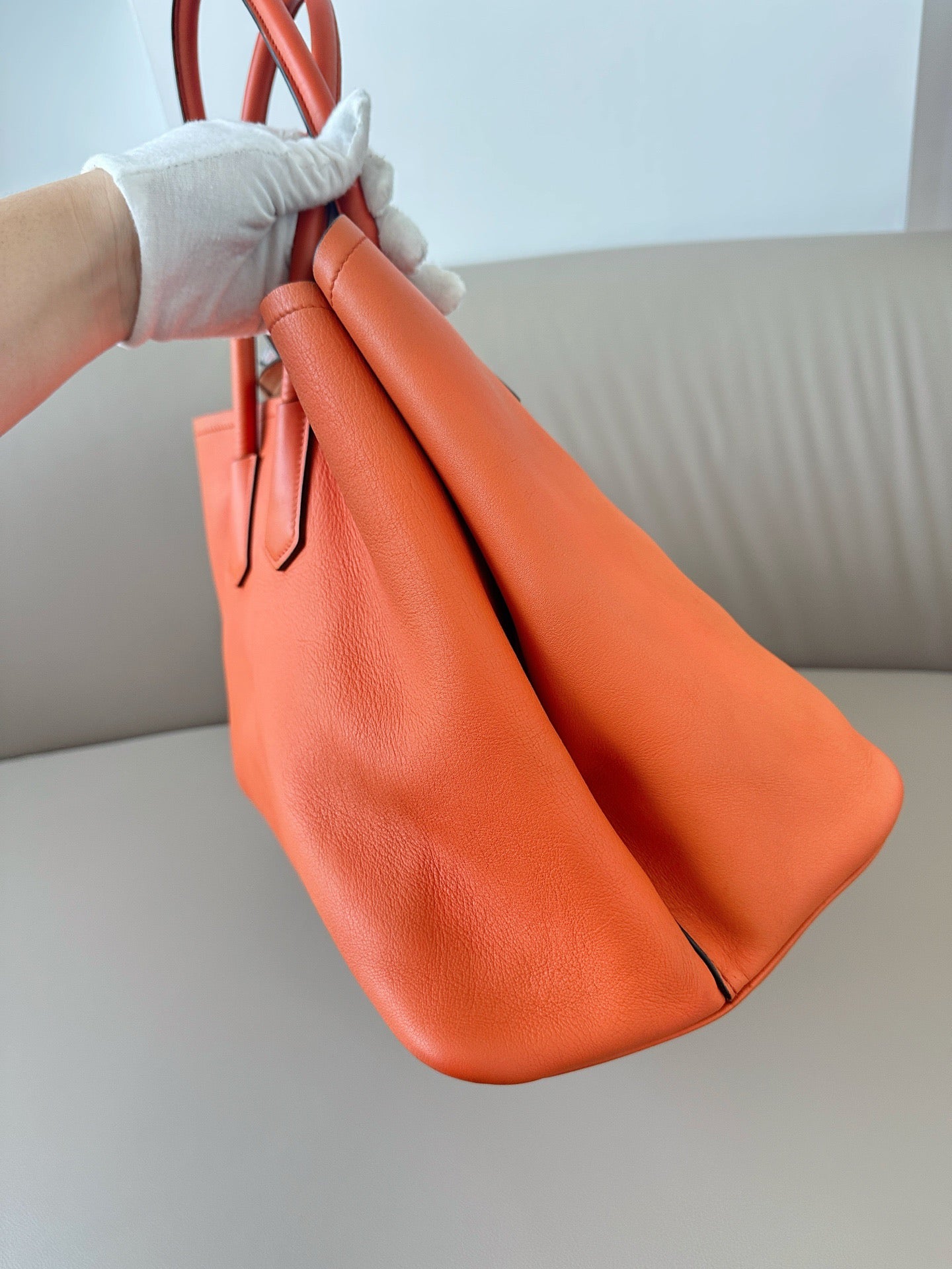 Prada - Doublebag - Leather - Orange - (Other)