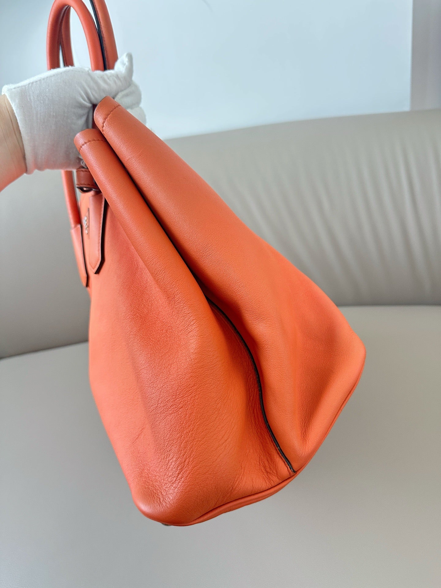 Prada - Doublebag - Leather - Orange - (Other)