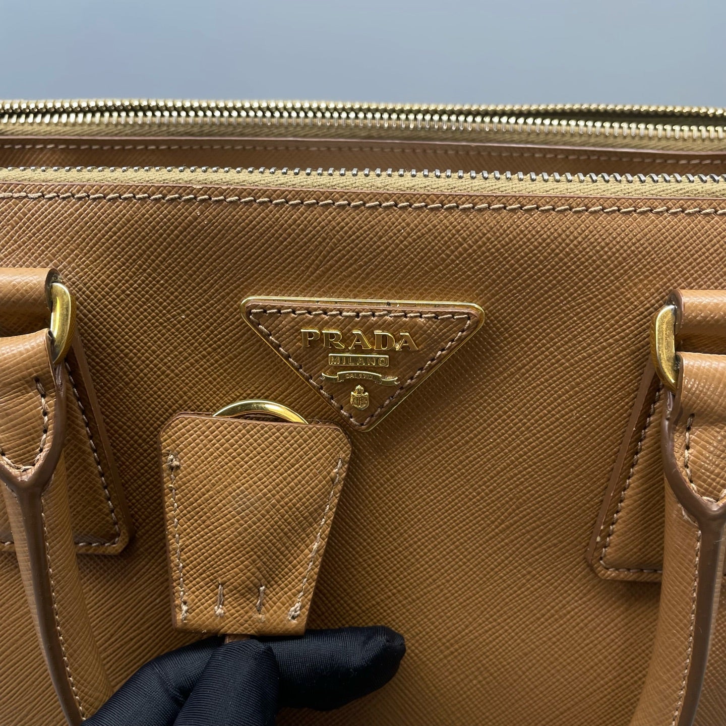 Prada - Galleria Bag - Saffiano leather - Camel - (Small)