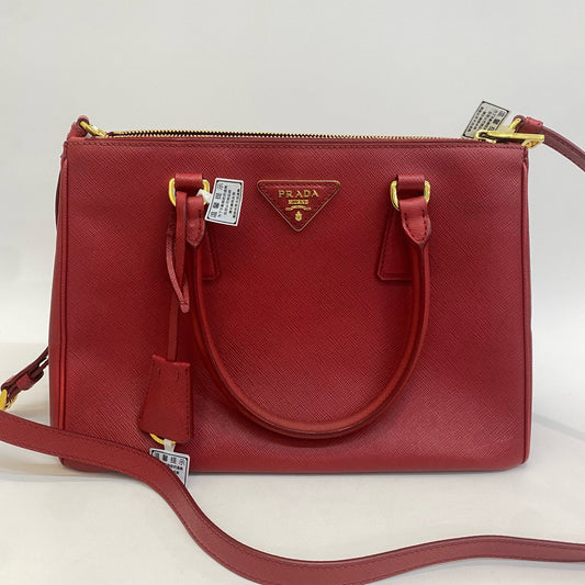 Prada - Galleria Bag - Saffiano leather - Red - (medium)