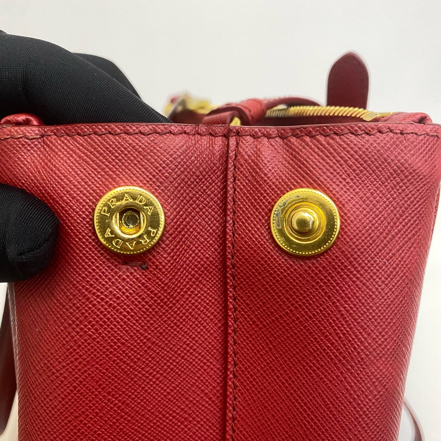 Prada - Galleria Bag - Saffiano leather - Red - (medium)