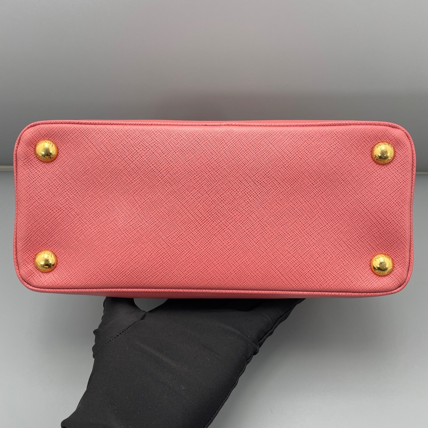 Prada - Galleria Dome Bag - Saffiano leather - Pink - (Small)