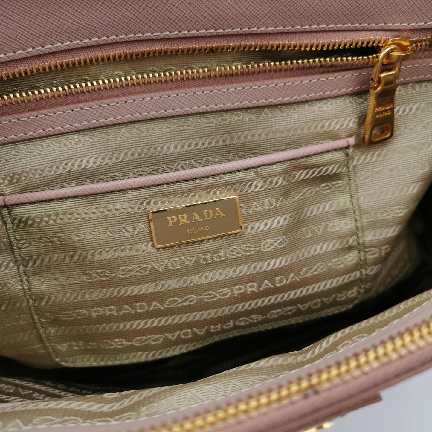 Prada - Galleria - Leather - Beige - (Large)